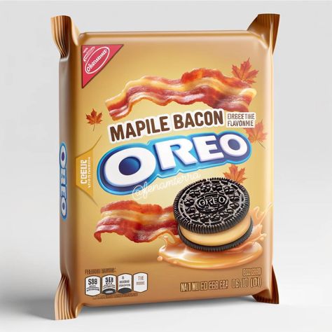 I feel like this flavor of Oreo would exist in like Japan or something. Weird Flavored Oreos, Funny Oreo Flavors, Oreo Funny, Junk Food Snacks Aesthetic, Cursed Food, Weird Oreo Flavors, Oreo Cookie Flavors, Weird Snacks, Funny Products