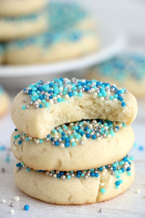 Cream Cheese Sugar Cookie Recipe, Soft Chewy Sugar Cookies, Small Batch Sugar Cookies, Rhubarb Cookies, Cream Cheese Cookie Recipe, Drop Sugar Cookies, Soft Sugar Cookie Recipe, Cream Cheese Sugar Cookies, Chewy Sugar Cookies