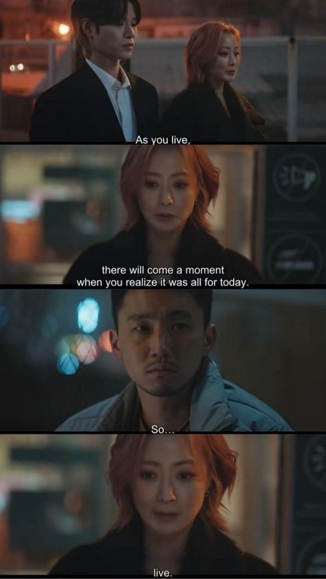 Kdrama Saddest Quotes, Tomorrow Kdrama Quotes, Through The Darkness Kdrama, Tommorow Kdrama, Kdrama Quotes Deep, Kdrama Lines, One Life Quotes, Concert Quotes, Kdrama Scenes