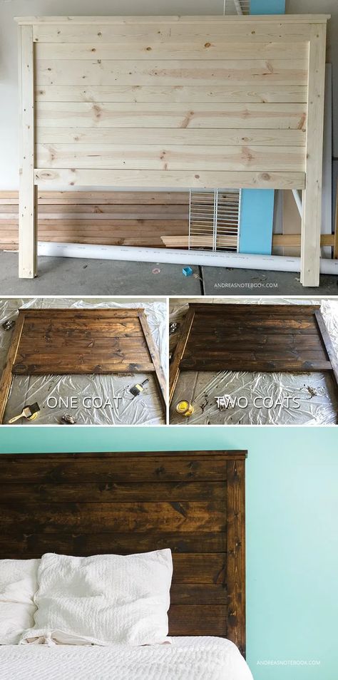 Rustic Headboard Diy, Rustic Wood Headboard, Diy Headboard Wooden, Diy Wood Headboard, Headboard Projects, How To Make Headboard, Rustic Headboard, Diy Headboards, Wooden Headboard