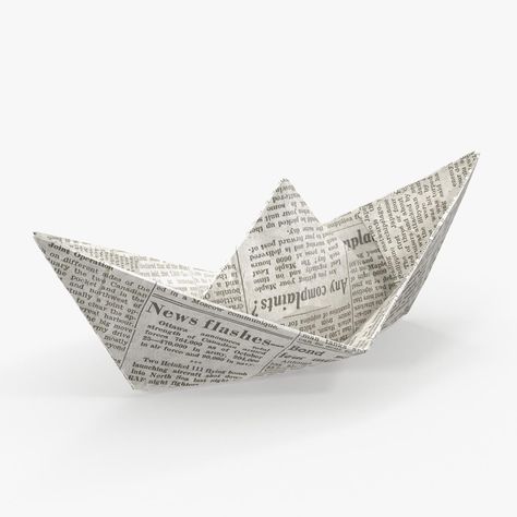 Newspaper Paper Boat 3D Model #AD ,#Paper#Newspaper#Model#Boat Boats Tattoo, Boat Tattoo, Paper Boats, Newspaper Paper, Origami Boat, Bag Logo, Logo Idea, Products Ideas, Paper Boat