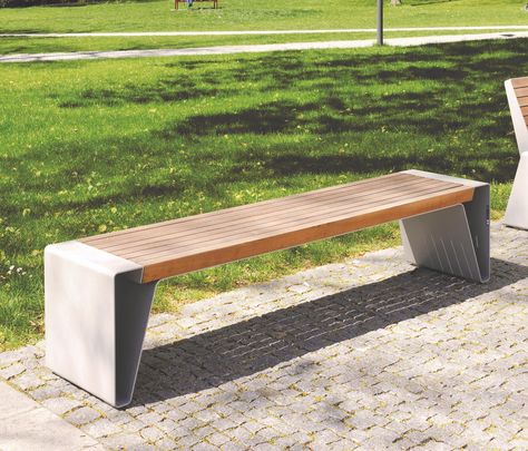 Bench Design Outdoor, Outdoor Bench Design, Bench Design Ideas, Bench In Park, Park Bench Design, Park Furniture, Park Benches, Sitting Bench, Bench Design