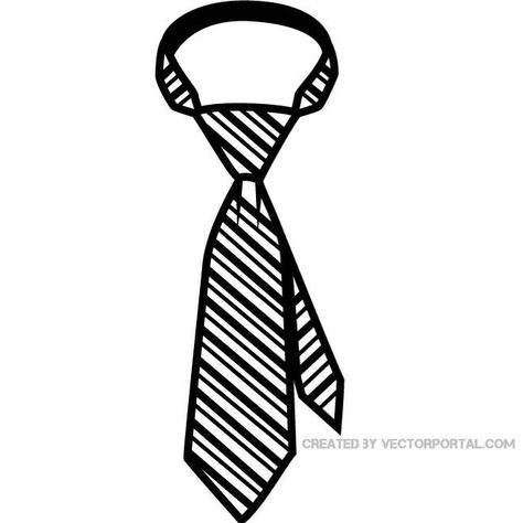 Necktie vector art. Necktie Drawing, Tie Drawing, Clipart Boy, Black And White Patterns, Divas Can Cook, Yamaha Bolt, Esl Vocabulary, Art Pins, White Png