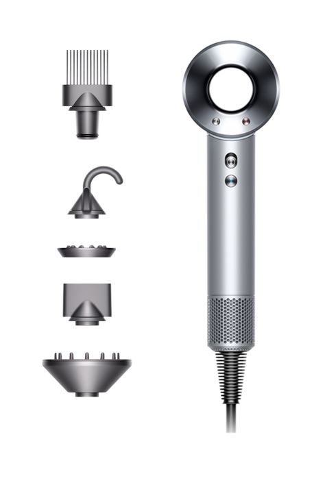 Dyson Supersonic™ Hair Dryer: News & Reviews | Dyson White Silver Hair, Hair Dryer Reviews, Supersonic Hair Dryer, Dyson Hair, Silver Display, Chicago Aesthetic, Dyson Hair Dryer, Dyson Supersonic, Holy Grail Products