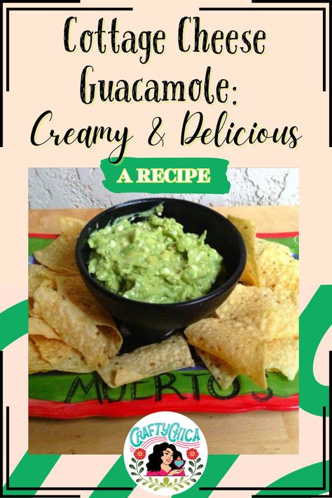 Cottage cheese guacamole recipe on Crafty Chica Recipe With Cottage Cheese, Cottage Cheese Recipe, Guac Recipe, Latina Style, Avocados From Mexico, Best Guacamole Recipe, Cottage Cheese Recipes, Favorite Dips, Guacamole Recipe