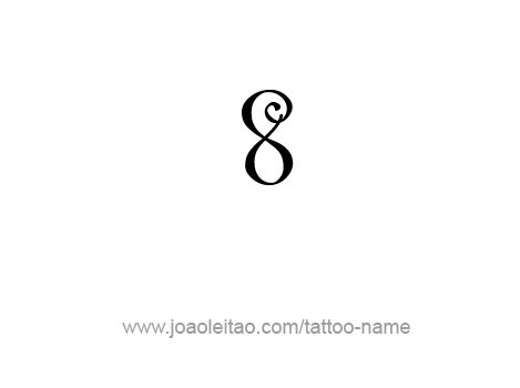 Eight-8 Number Tattoo Designs - Page 4 of 4 - Tattoos with Names Number 8 Tattoo, Tattoo Names, 8 Tattoo, Tattoos With Names, Number Tattoo, Number Tattoos, Band Wallpapers, Design Number, Family Doctors