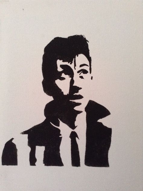 (BY Reuben L C) !!! Arctic Monkey's Alex Turner - acrylic on canvas Arctic Monkeys Stencil, Artic Monkeys Painting Ideas, Alex Turner Silhouette, Arctic Monkeys Font, How To Draw Alex Turner, Arctic Monkeys Sketch, Arctic Monkeys Painting, Arctic Monkeys Fanart, Arctic Monkeys Drawing