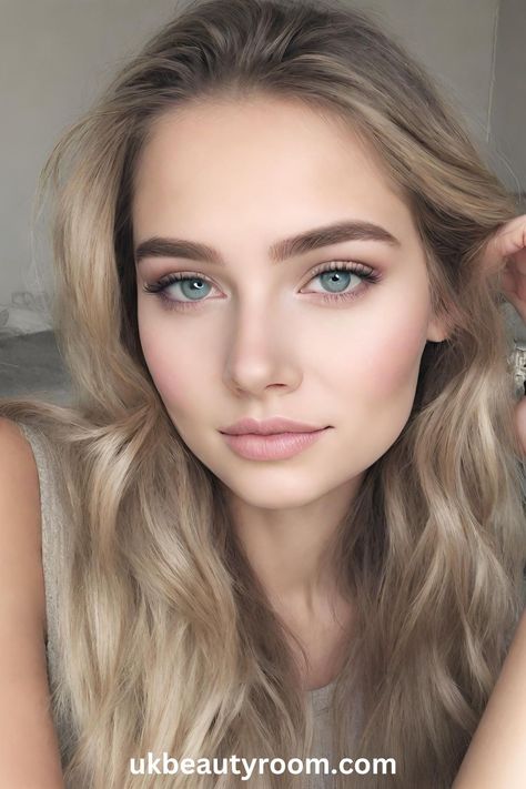 Natural Makeup Blue Eyes Brown Hair, High School Makeup Looks Natural, Senior Portrait Makeup Ideas, Make Up Inspiration Natural, Makeup Ideas For School Natural, Teen Makeup Looks, Teen Girl Makeup, Headshots Makeup, Makeup Ideas For School