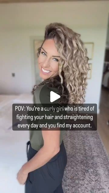 Tara Bohm on Instagram: "Welcome to the bright side, friend. 😎  I help you embrace your curls, cut out the frustration, and learn how to actually love your hair again!  Curl training is what changed my life and is now changing hundreds of others.  What is it?  Short answer: it’s helping teach your hair to remember how to be curly!  We curlies have spent years with Blow dryers Flat irons Curling irons Too much HEAT! And bad brushes and products.  Curl training is re-teaching your curls how to recover and BOUNCE back up!  That’s where I come in. After years behind the chair and curl training my own hair, I show you the right products AND techniques to get those curls BACK!  Trust me, you can LOVE your curls again.   If you’re feeling overwhelmed, frustrated, or stuck, I’ve been there too. T Curl Training, Love Your Curls, Blow Dryers, Behind The Chair, Flat Iron Curls, Teased Hair, Flat Irons, Curling Irons, Curl Pattern