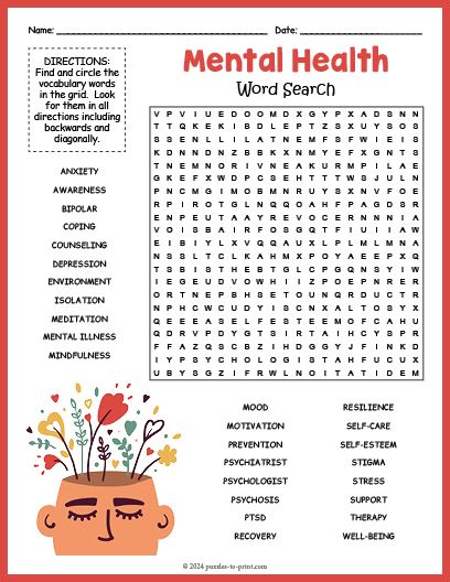 Free Worksheets For Mental Health, Worksheets For Mental Health, Word Search Puzzles For Adults, Adult Word Search Printables, Wordsearch Worksheets For Adults, Printable Word Search For Adults, Mental Health Wordsearches, Positive Affirmation Word Search, Positive Word Search