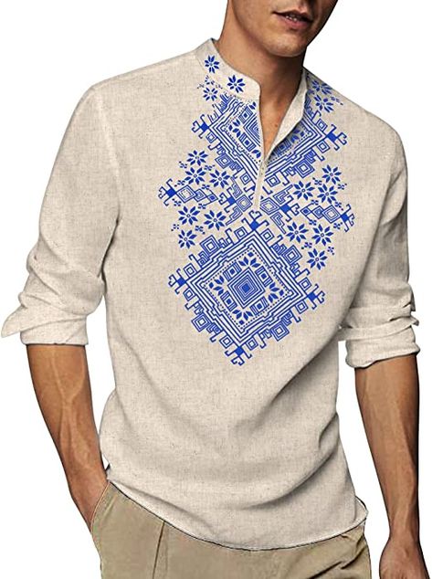 Hippie T Shirt, Unique Shirts Design, Color Shading, Stylish Shirts Men, Hippie T Shirts, Men Fashion Casual Shirts, Shirt Designs For Men, Mens Casual Dress Outfits, Mens Henley