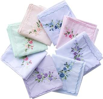 La closure Vintage Floral Cotton Embroidered Ladies Handkerchiefs Pack Handkerchief Aesthetic, Ladies Handkerchiefs, Embroidered Handkerchief, Embroidery Vintage, Textile Crafts, Vintage Handkerchiefs, Rose Embroidery, Fine Yarn, Floral Vintage