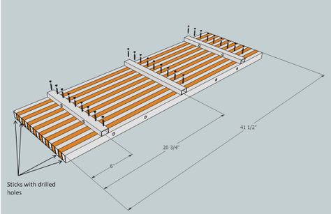 How to build a hockey stick bench - Cottage Life Bench Diy, Cottage Life, Diy Bench, Hockey Stick, Wood Bench, Functional Furniture, Bench Seat, Diy Outdoor, Diy Design