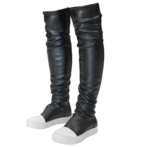 MOFEEDOUKA Thigh High Boots for Women Flat Over The Knee Round Toe Booties How To Wear Thigh High Boots, Thigh Boots, Thigh Boot, Boots For Women, Thigh High Boots, Shoe Store, Thigh High, Over The Knee Boots, Thigh Highs