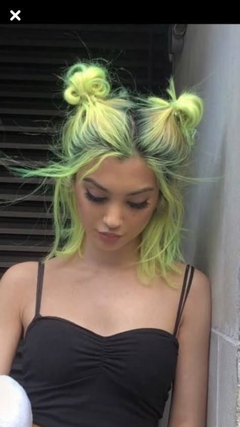 Green Hair Dye Ideas, Dye My Hair, Hair Dye Colors, Hair Inspiration Color, Cut My Hair, Hair Inspo Color, Green Hair, Aesthetic Hair, Pretty Hairstyles