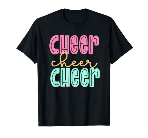 PRICES MAY VARY. Lightweight, Classic fit, Double-needle sleeve and bottom hem Cheer Camp Shirts, Cheer Practice Outfits, Cheerleading Shirts, Cheer Camp, Cheer Practice, Jr High, Cheer Stunts, Cheerleader Girl, Practice Outfits