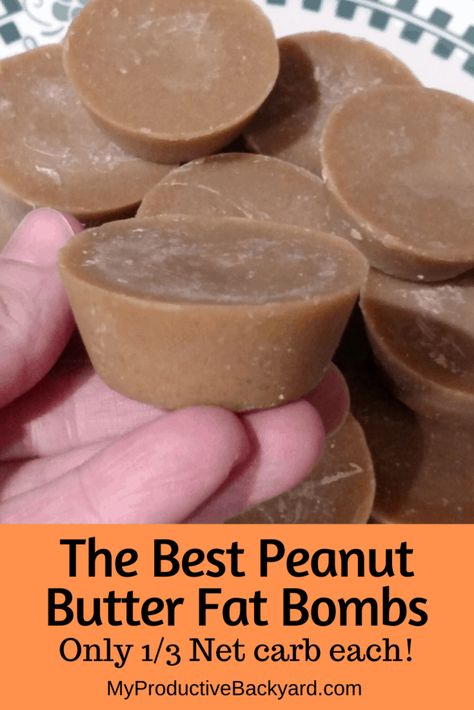 The Best Peanut Butter Fat Bombs; Cold, Creamy, Peanut Buttery Goodness! Only 1/3 net carb each! Or use almond butter! Really the best fat bombs!! #Keto #LowCarb #LCHF #KetoDiet #MyProductiveBackyard #glutenfree #ketogenicdiet #lowcarbhighfat #Ketorecipes #Lowcarbrecipes #peanutbutter #fatbombs Peanutbutter Fatbombs, Peanut Butter Fat Balls Keto, Keto Cabbage Recipe, Cellular Healing, Low Carb Meal Prep, Keto Mug Cake, Fat Bomb, Carb Snacks, Fat Bomb Recipe