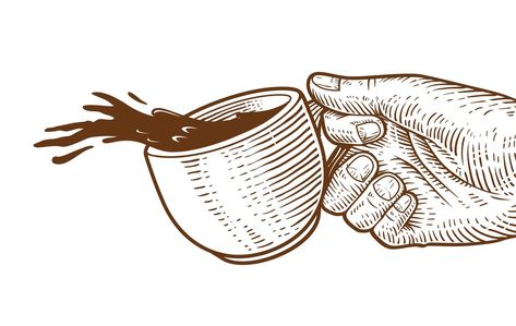 Hand Holding Coffee Cup Drawing, Holding Coffee Cup Drawing, 333 Painting, Hand Holding Mug, Hand Holding Coffee Cup, Hands Holding Coffee, Hand Holding Cup, Menstrual Cup Folds, Holding Coffee Cup