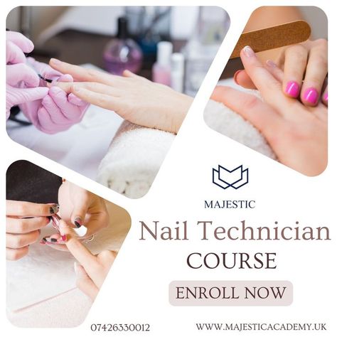 #nails #nailtechnician #techniciannail #nailtechniciancourse #course #nailcourses #majestic #majesticbeauty Nail Art Course Poster, Nail Course Poster, Nail Poster, Nail Art Course, Nail Education, Pink Office Decor, Skilled Trades, Nail Art Courses, Nail Enhancements