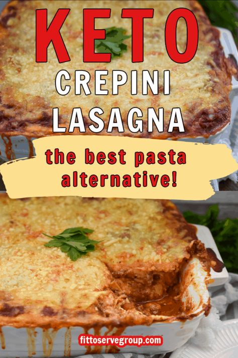 Easy Keto Lasagna, Lasagna Low Carb, Lasagna Recipe Without Ricotta, Egg Wraps, Keto Pasta Recipe, Pasta Substitute, Low Carb Lasagna, Gluten Free Lasagna, Pasta Alternative