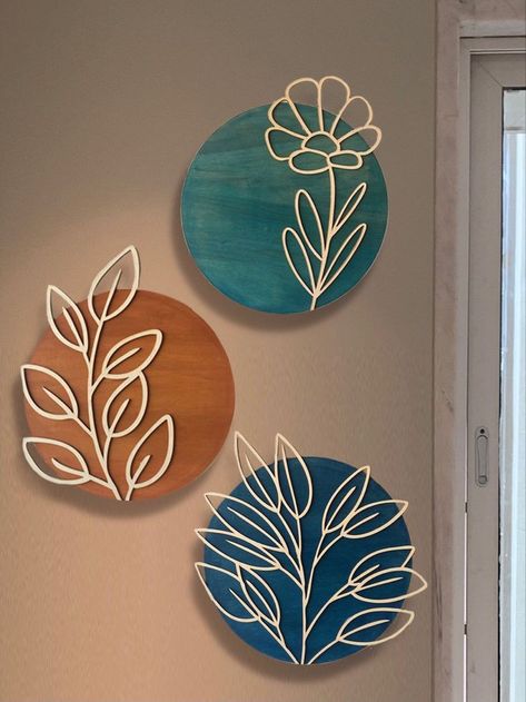 Diy Wall Art Decor, Art Decor Diy, Craft Room Decor, Wall Decor Design, Diy Crafts Room Decor, Diy Crafts For Home Decor, Decorative Design, Unique Wall Decor, Decor Living Room