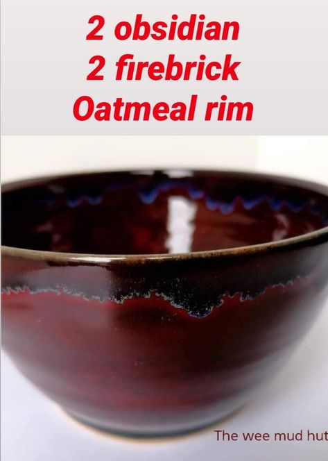 Red Firebrick Glaze Combinations, Amaco Deep Firebrick Combinations, Firebrick Red Glaze Combinations, Deep Firebrick Red Glaze Combinations, Red Glaze Combinations, Deep Firebrick Glaze, Obsidian Glaze Combinations, Potters Choice Glaze Combinations, Ceramics Glaze