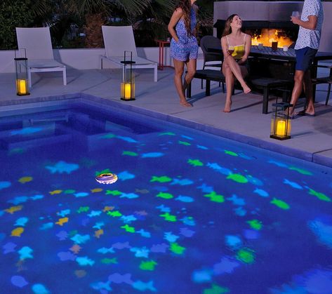 Pool Projector, Pool Side Ideas, Landscaping In Florida, Aquarium Party, Barn Pool House, Build A Pool, Ridiculous Gifts, Underwater Pool Light, Barn Pool