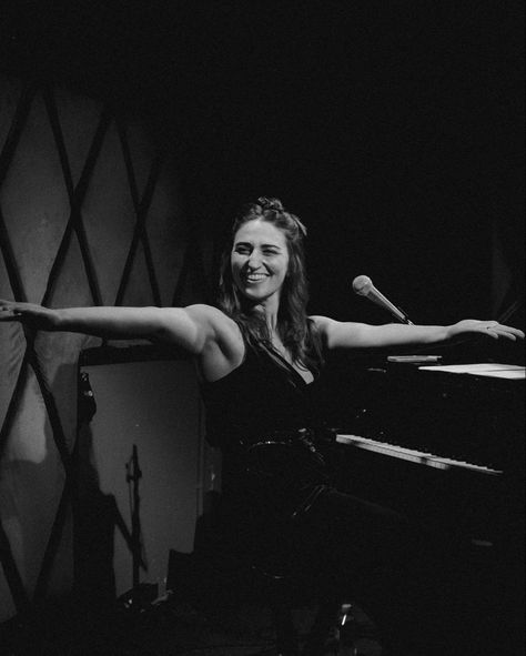 Sara Bareilles Aesthetic, Sarah Bareilles, Sarah B, Sara Bareilles, Playlist Covers, Poster Ideas, Black And White Portraits, Girl Crushes, Retro Aesthetic