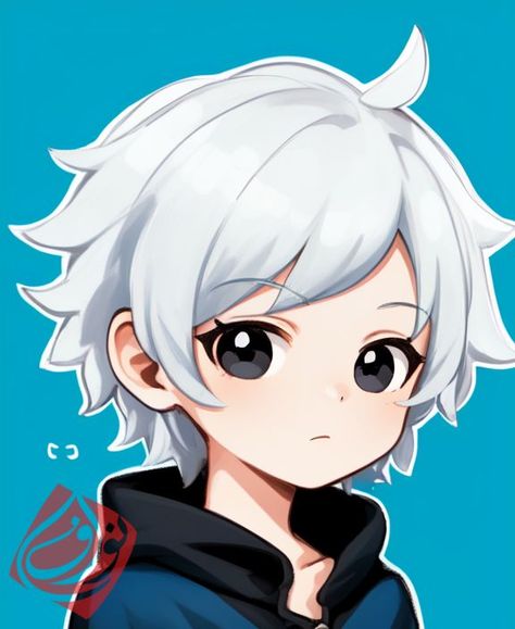 Eyes Outline, Chibi Eyes, Anime White, Chibi Hair, Fantasy Demon, Chibi Boy, Boy Drawing, White Skin, Black Eyes