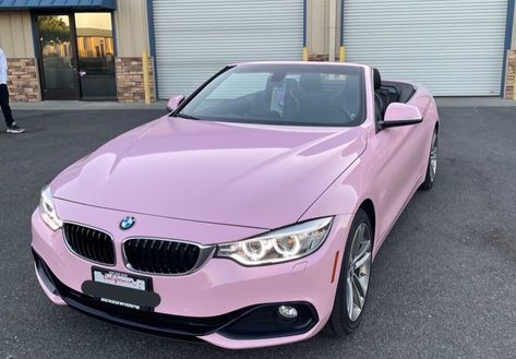 Dream car #pink #dreamcar #success #goals #pinkcar Pink Bmw, Bmw Convertible, Pink Convertible, Girly Car, Lux Cars, Cars Luxury, Classy Cars, Pink Car, Super Luxury Cars