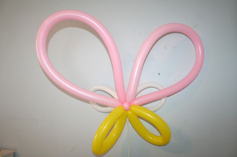 Simple Butterfly Wings Ballon Twisting, Balloon Artist, Simple Butterfly, Balloon Twisting, Glitter Tattoo, Balloon Animals, Butterfly Wings, Party Balloons, Balloon Decorations