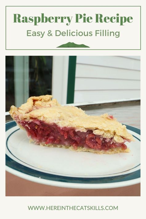 Raspberry Pie Recipe: Easy Red Raspberry Dessert Easy Raspberry Pie Recipe, Raspberry Pie Filling Recipes, Raspberry Dessert Recipes, Raspberry Desserts Easy, Raspberry Pie Recipe, Raspberry Recipes Dessert, Pie Recipe Easy, Raspberry Pie Filling, Perfect Pie Crust Recipe