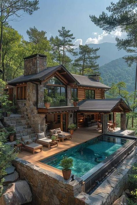 Solar Punk, Casa Country, Dream Life House, Dream House Rooms, Fantasy House, Village House Design, Forest House, Industrial House, Design Your Dream House