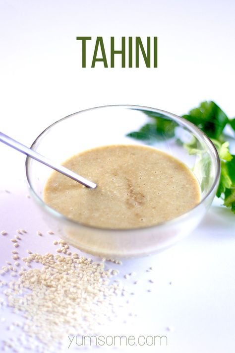 how-to-make-tahini What Is Tahini How To Make, What Is Tahini, What Is Tahini Sauce, Make Tahini, How To Make Tahini, Sesame Paste, Homemade Tahini, Tahini Recipe, Tahini Sauce