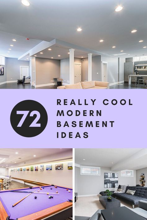 72 Really Cool Modern Basement Ideas | Home Remodeling Contractors | Sebring Design Build Basement Gym And Family Room Combo, Basement Sectional Ideas, Multi Purpose Basement Ideas, Exercise Room Basement, Glam Basement Ideas, Basements Ideas, How To Decorate A Basement Family Room, Rec Room Flooring Ideas, Sporty Basement Ideas