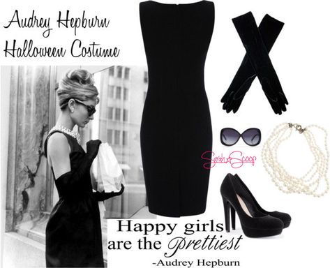 Audrey Halloween. Audrey Hepburn Halloween, Audrey Hepburn Halloween Costume, Breakfast At Tiffany's Costume, Marilyn Monroe Costume, Tiffany Party, Costumes Diy, Goddess Costume, Violet Dresses, Halloween Costumes Makeup