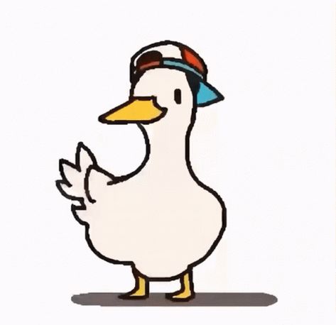 Cute Duck Drawings, Duck Dance, Duck Drawings, Duck Illustration, Dance Gif, Ducks And Geese, Duck Art, Dancing Gif, Duck Duck