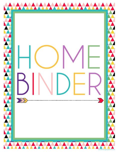 Printable Binder Covers Free Family Printables, Binder Printables Free, Home Organization Binders, Binder Templates, Binder Covers Printable, Family Binder, Household Binder, Home Binder, Binder Printables