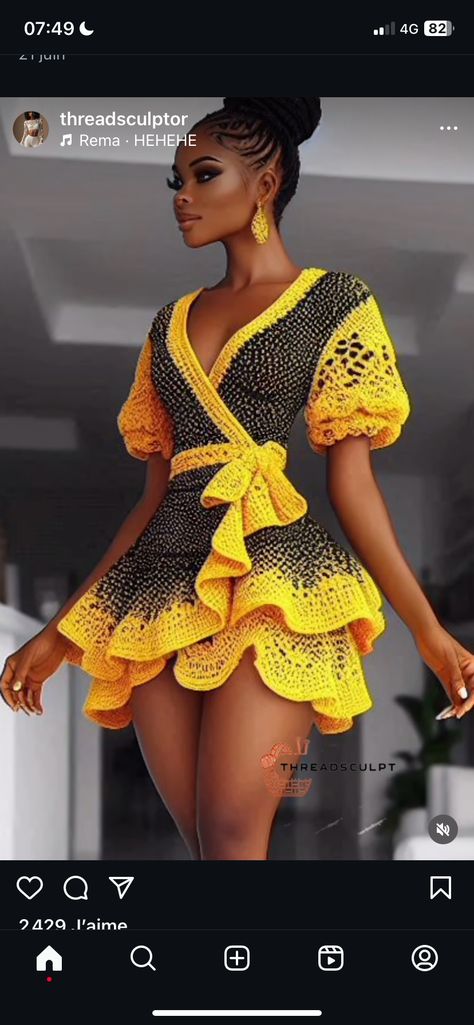 Crochet Swimwear, Beachwear Fashion, Fashion To Figure, Cute Dress Outfits, Crochet Dress Pattern, Crochet Fashion, Beautiful Gowns, Knitting Designs, Crochet Dress