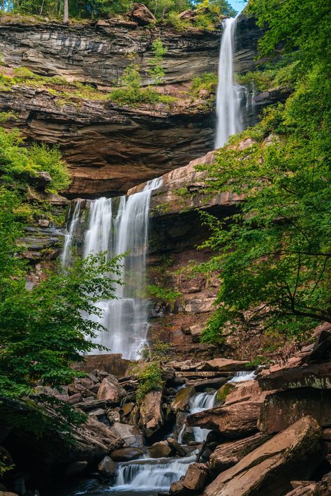 Kaaterskill Falls, in the Catskill Mountains, New York Waterfall Wallpaper, Autumn In New York, Catskill Mountains, Moving Water, Posters Framed, Beautiful Waterfalls, Landscape Wallpaper, Image House, City Skyline