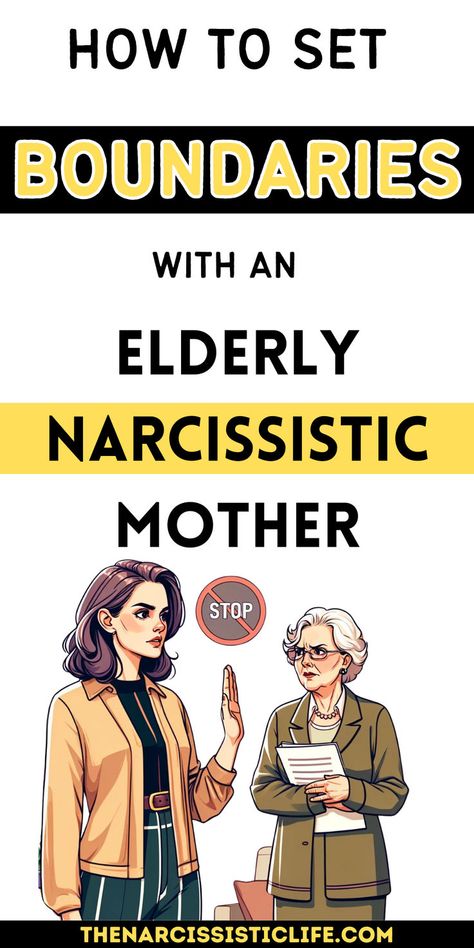 How To Set Boundaries With an Elderly Narcissistic Mother? Narcissistic Traits, Narcissistic Family, Narcissism Quotes, Narcissistic People, Narcissistic Parent, Narcissistic Mother, Mommy Dearest, Support Groups, Health Tools