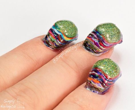 Simply Nailogical did a video applying 100+ Nail Polishes to her nails! Safya Nygaard, 100 Layers Challenge, Simply Nailogical, Nail Room Ideas, Nail Polish Trends, Nail Room, Popular Nail Designs, Trending Nail Designs, Bar Set Up