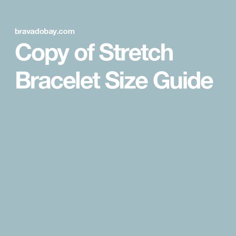 Copy of Stretch Bracelet Size Guide Stretch Bracelet Size Chart, Bracelet Size Guide, Average Size Women, Bracelet Size Chart, Tape Measures, Instagram Tags, Stretchy Bracelets, Elastic Bracelet, Beaded Stretch Bracelet