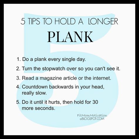 5 Tips to hold a longer plank Fit Mom Motivation, Quotes Workout, Health Fitness Quotes, Mom Motivation, Workout Tips, Magazine Articles, Stay In Shape, Singles Day, Fit Mom