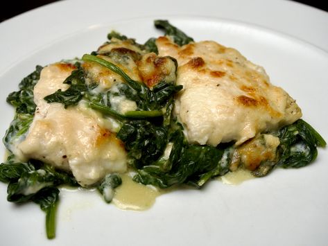 Lemon Sole Recipes, Sole Fillet Recipes, Sole Recipes, Protein Dinner Recipes, Sole Fish, Florentines Recipe, Protein Dinner, Spinach Recipes, Baked Fish