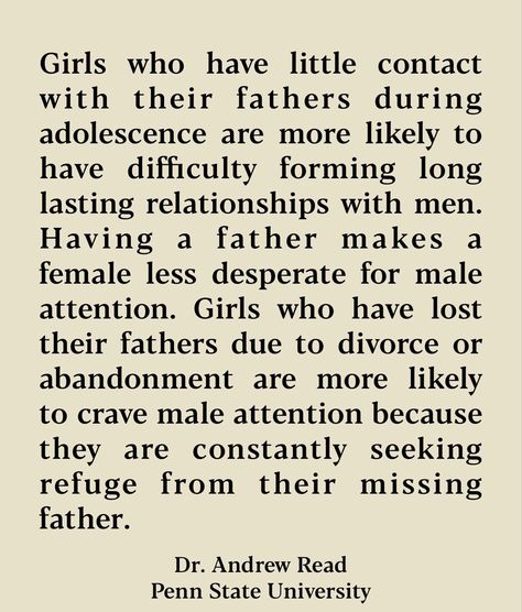 #psychology #fatherless #maleattention #attentionseeker #trauma Fatherless Quotes, Fatherless Daughter Quotes, Fatherless Daughter, Male Attention, Attention Quotes, Missing Father, Absent Father, Dad Advice, Attention Seekers