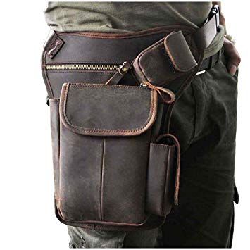 Hiking Belt, Belt Bag Leather, Leather Waist Pack, Leather Utility Belt, Thigh Holster, Thigh Bag, Leg Bag, Leather Sling Bag, Leather Fanny Pack