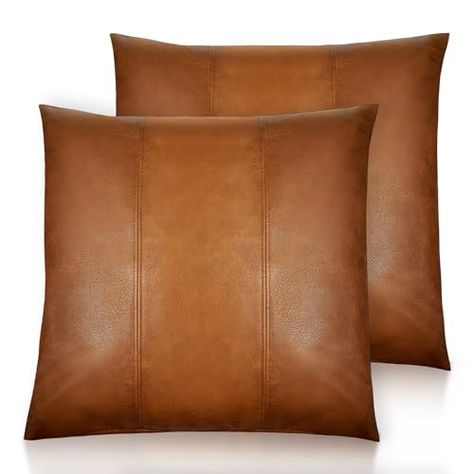 Outdoor Modern Farmhouse, Room Couches, Leather Throw Pillows, Living Bedroom, Outdoor Pillow Covers, Garden Pillows, Leather Pillow, Room Couch, Sofa Throw Pillows