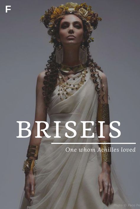 Briseis, meaning One Whom Achilles Loved, Greek names, B baby girl names, B baby names, female names, whimsical baby names, baby girl names, traditional names, names that start with B, strong baby names, unique baby names, feminine names Goddess Like Names, Ancient Female Names, Names That Mean Goddess, Female Names That Mean Warrior, B Baby Names, Greek Godesses Name, Greek Girl Names, Strong Baby Names, Feminine Names