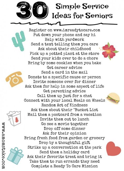 Service Ideas for Seniors #AD Senior Citizens Activities, Events For Seniors Citizens, Service Ideas, Activities Calendar For Seniors, Giving Back To The Community, February Activities For Seniors, Activity Director Ideas For Seniors Assisted Living, Activities Of Daily Living For Seniors, Life Enrichment Activities For Seniors